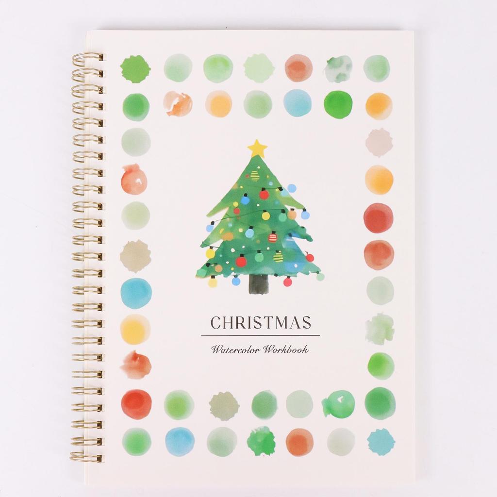 Enhanced Non-Bleeding Watercolor Painting Book