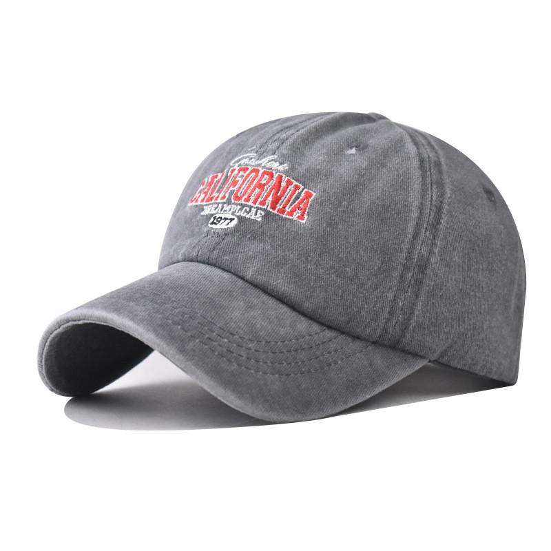 Vintage Embroidered California Wash Baseball Cap For Fashion Activities Summer