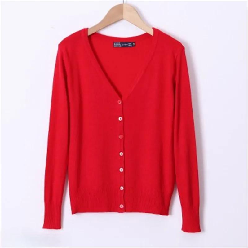 Oversize Solid Knitted Cardigans Women Female Jacket Coat Long Sleeve Casual V-Neck Tops Sweaters Red Black XXL 3XL 4XL 5XL