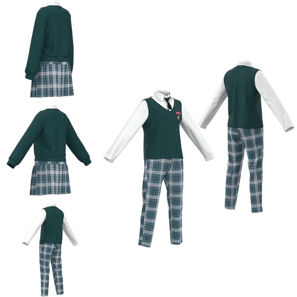 Anime-inspired All Of Us Are Dead Cosplay Costume For Fans Men And Women School Uniform Outfit