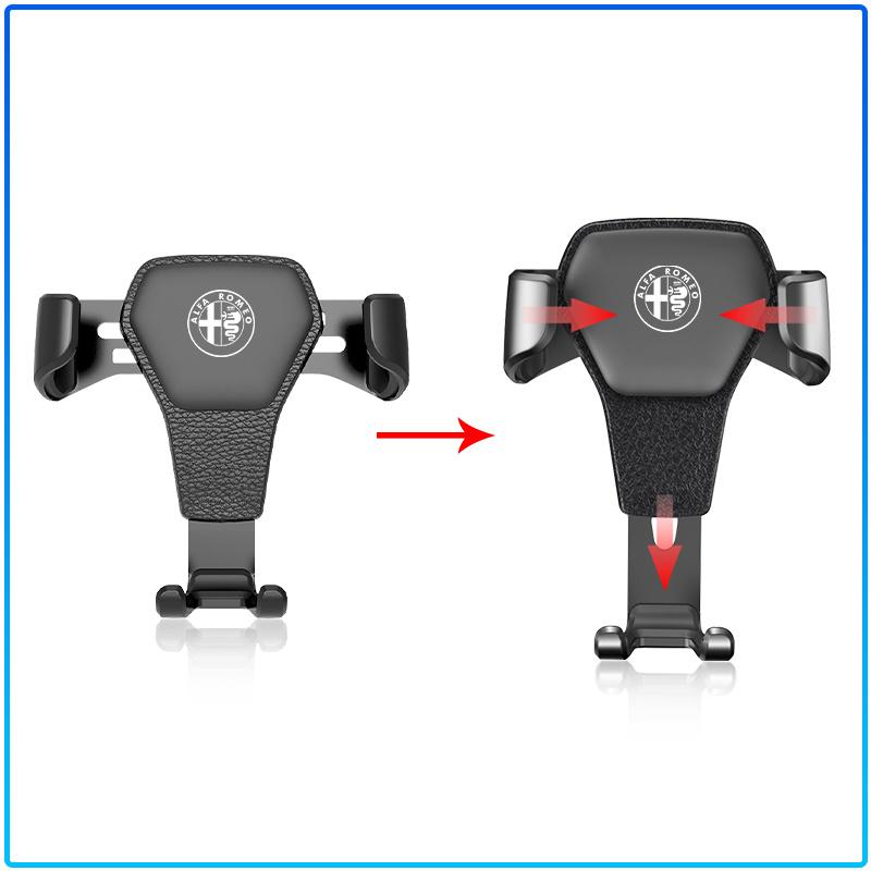 For Alfa Romeo 147 159 Giulietta Giulia Mito Spider Alpha Nheadrest Car Phone Holder Vent Bracket GPS Navigation Mobile Car Styling