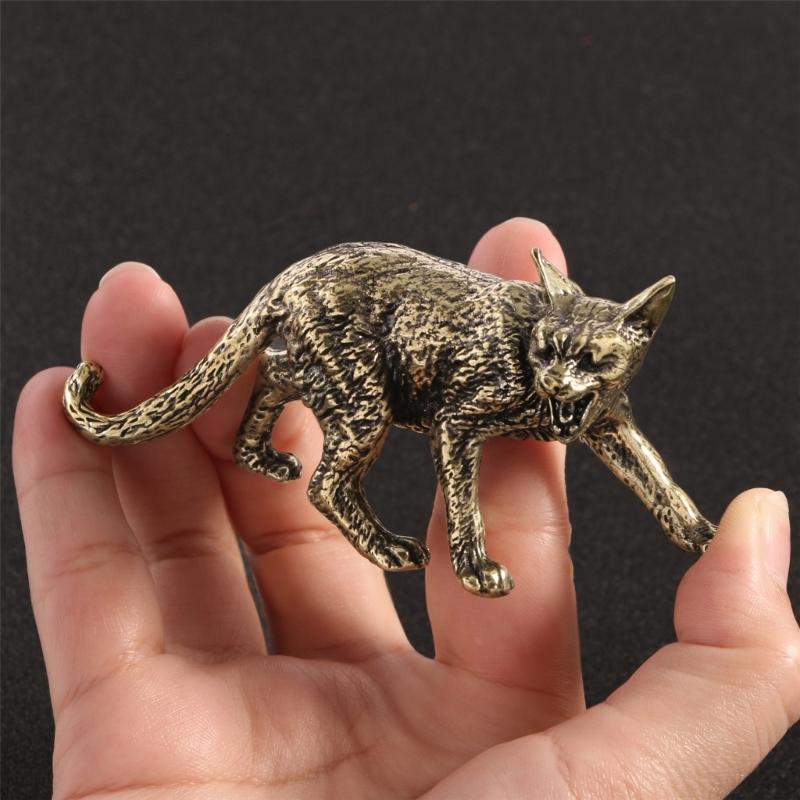 Animal Statues Figurines Retro Cats Statue Figurines Sculptures Tabletop Centerpieces Home Decors Collectibles Figurines