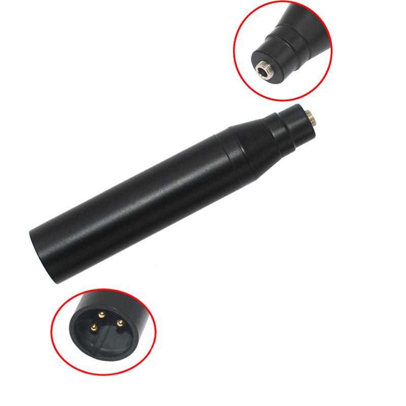 48V Phantom Power Adapter For Shu.re A.K.G Senheiser Condenser Microphone In-Line PreAmp 3Pin/4Pin mini xlr or 3.5mm Jack to XLR