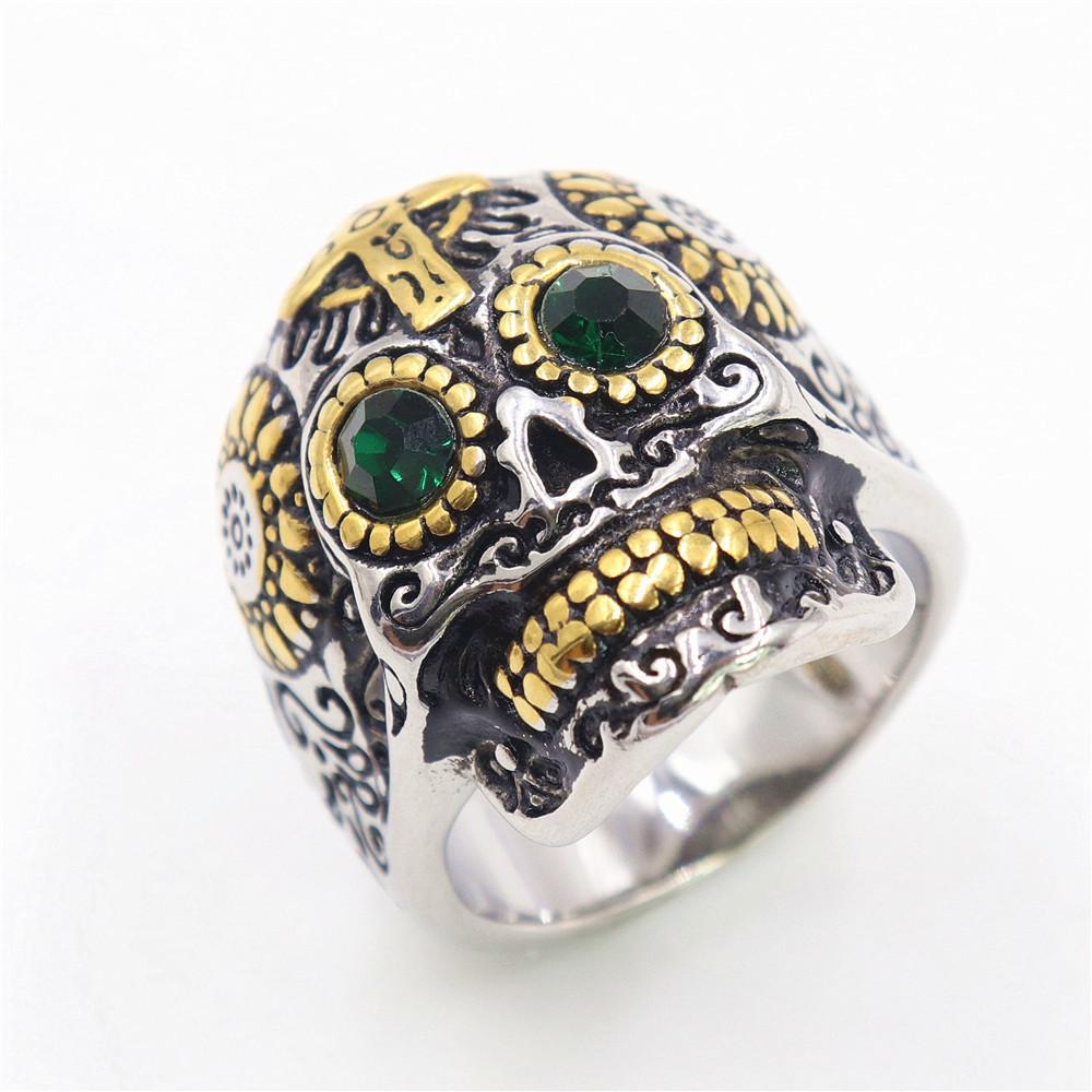 New Retro Punk Super Cool Mexican Day of the Dead Skull Man