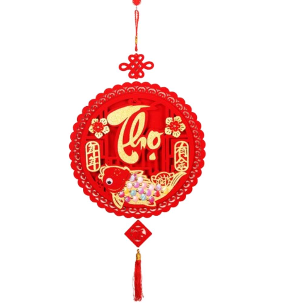 Traditional Fu Character Pendants Blessing Chinese New Year Couplet  Celebration