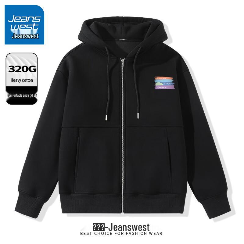 

Куртка унисекс Jeanswest из плотной ткани с радужными блоками и молнией M