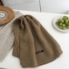 Korean version of the new simple solid color wool scarf women's autumn and winter thickened ins student warm scarf shawl men's versatile