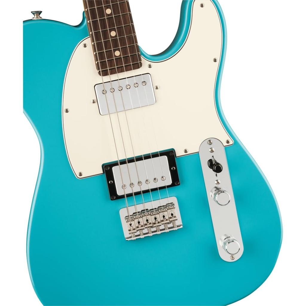 Fender Player II HH Electric Rosewood Aquatone Soft Case Included Telecaster® Guitar, Fingerboard, Blue,