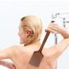 Ergonomic Long Handle Hair Brush Wood Bath Brush Scrubbing Brush Shower Back Scrub  Skin Cleanser