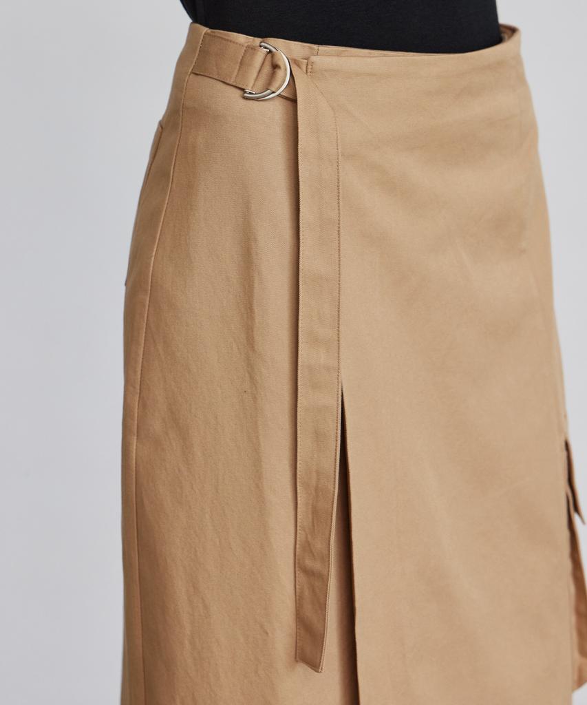 ITOV SEOUL Cargo Long Wrap Skirt Be