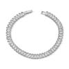 Minimalist Light Luxury Copper Bracelet with Zircon, 0.7mm Diamond Design - Versatile Fashion Jewelry