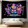 Arazzo Stampato Cacciatori di Demoni KPop - Tessuto Decorativo da Parete Portatile, per Casa, Dormitorio, Viaggio, Camera da Letto, Soggiorno - Regalo Ideale per Compleanno, Inaugurazione
