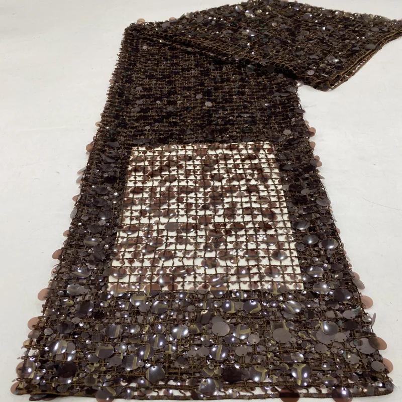 1/3Yard Square Hole Hollow Mesh Fabric Sequins White Black Fashion for DIY Sewing Stage Clothes, Skirts, Dresses Handmade Cloth
