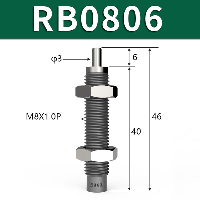 SMC Type RB/RBC Series Shock Absorber RBC/RB2725/2015/1412/1007/0806/0604 Hydraulic Damper Hydraulic buffer RBC
