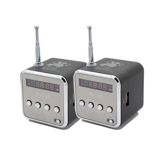 AUX TD-V26 přenosný mini FM TF zvukový stereofonní rádiový reproduktor