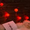 Black-lined Pumpkin Bubble Lights 6-Light Halloween Decorative String Lights Bar & Garden Decor Pumpkin Strings
