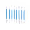 8pcs/set Double Headed Cake Carving Cutter Pen Set Baking Group Fondant Knife Making Cutting Clay Color Soft Diy Tool Odorless