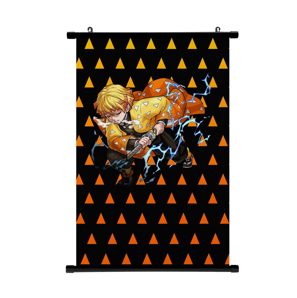 Demon Slayer Nezuko Poster Tecknad Kimetsu No Yaiba Rullposter Vägg Rullposter Populärt Mönster Målning Poster