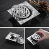 Floor Drain Cover, Deodorant Stainless Steel Cover, Kitchen Sewer Cover, Bathroom, Washing Machine Round Cover, Balcony Floor Drain