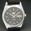 JAPAN SEIKO 5 AUTOMATIC MENS 6309A REFURBISHED BLACK COLOR DIAL WATCH A440227-4 Sk-a440227-1