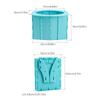 Foldable Travel Potty for Kids Portable Car Toilet with Garbage Bag for Travel Camping & Road Trips