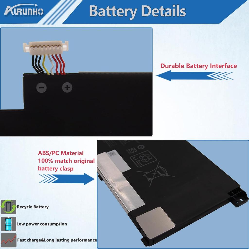 C32N2002 96Wh Battery Replacement for Asus ZenBook Pro 15 UX535 UX535LI UX535LI OLED UM535 UM535Q UM535QE Flip 15 Q528EH Q538EI UX564EH UX564EI