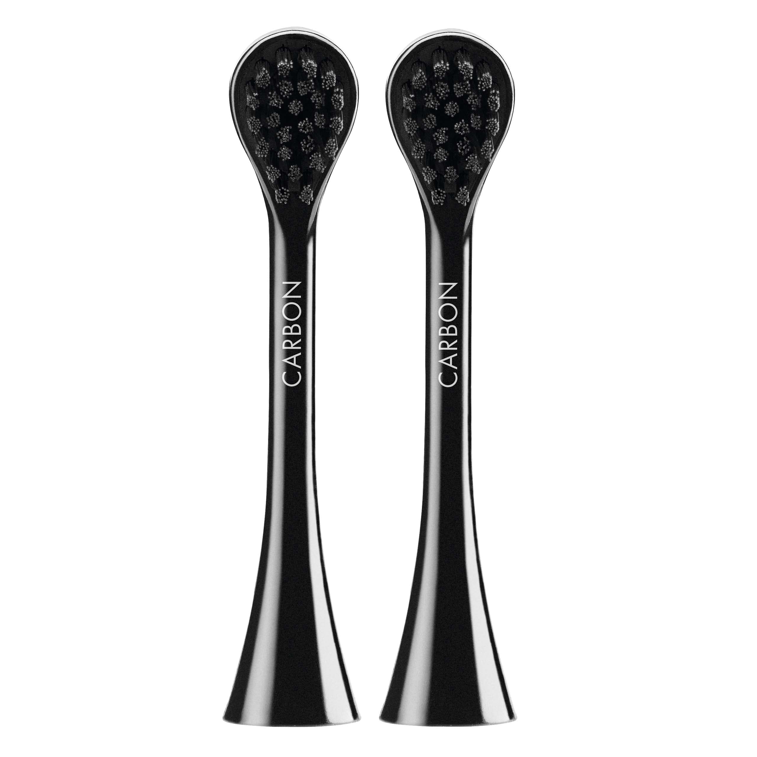 Curaprox Sonic Electric Toothbrush Black is White is Replacement Brush Heads (Black White) (2-pack) чёрный