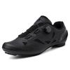 MTB Cycling Sneakers Men Women Breathable Knit Self-Locking Road Bicycle Shoes For Exercise Bikes SPD Cleats Clip Cycle Trainers