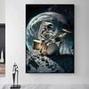 Abstrakte Trommel Poster Al Digitale Malerei Moderne Wand Kunst Leinwand Drucken Astronaut Musik Bild Für Wohnzimmer Home Decor Cuadros