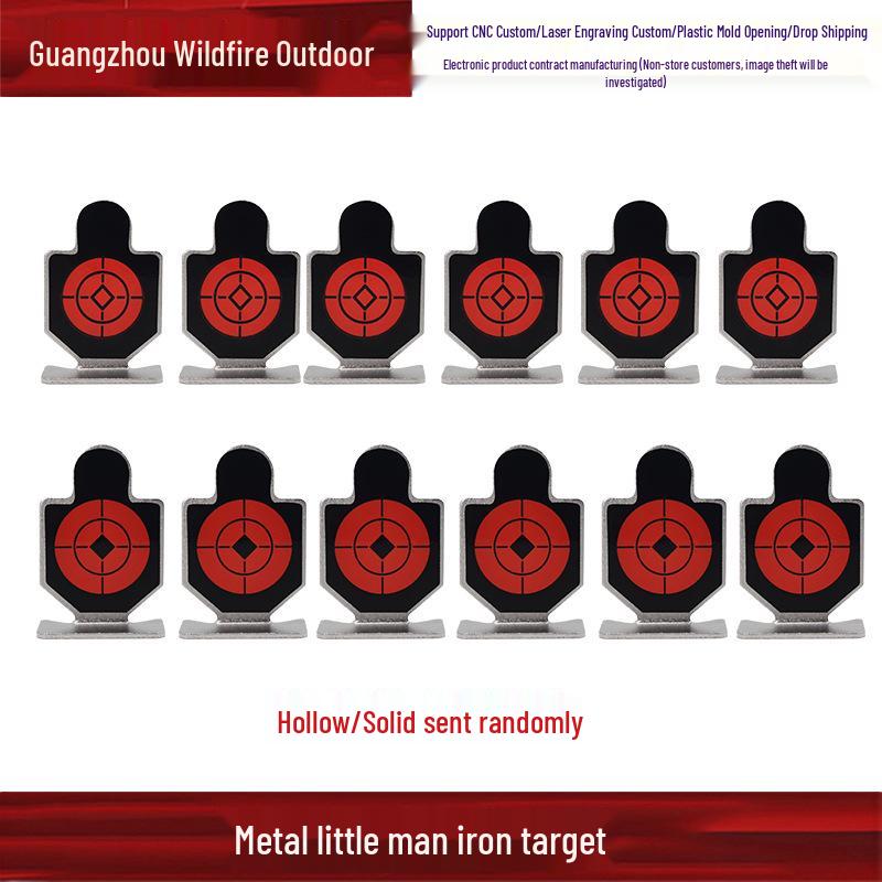 Tough Warrior Soft Bullet Toy Gun with Metal Knock-Down Targets