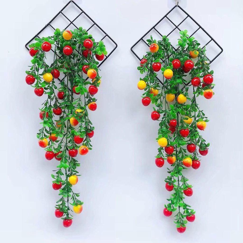 Luxury Floral Wall Decor: New Year Fortune Vine with Greenery and Artificial Flowers