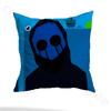 E-Eyeless Jack  Pillow Case Sofa Living Room Bedroom Headboard Backrest Cushion Square Cushion Nap Time