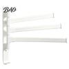 Drill Free Towel Bar Swivel Rack, 180 Degree Rotating Design, Wall Mounted Space Rack for Bathroom Aluminum Swing Holder, Anti-slip Organizer Kitchen