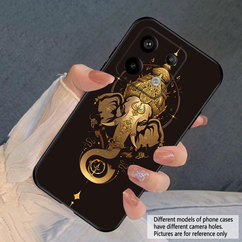 Cartoon Elephant For Redmi Note 10 11 Note12S 12 13 14 Pro Plus 5G 14S 4G 13ProPlus 9S 9 P ro 13C 14C silicone soft phone case