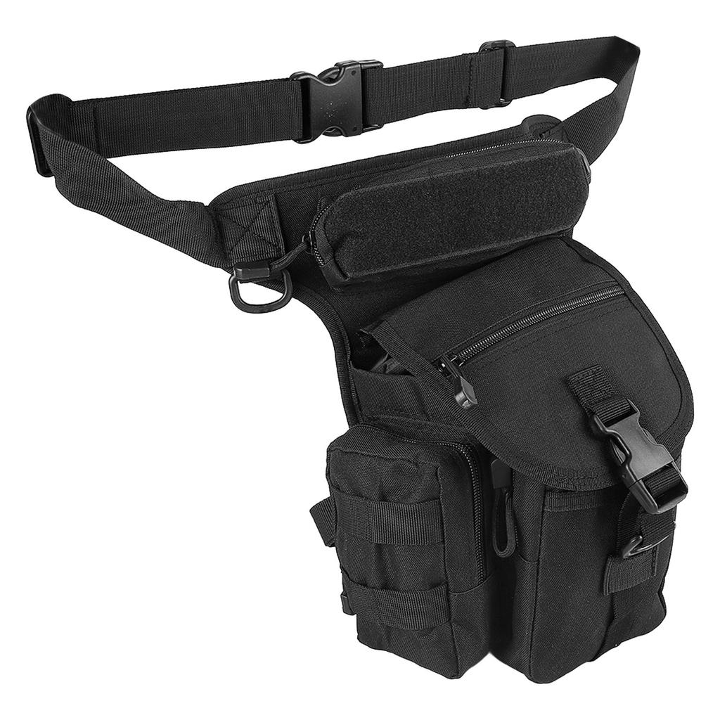 Drop Leg Bag for Men Motorcycle Riding Fanny Pack Outdoor Travel Fishing Hiking Cycling Hip Bags
