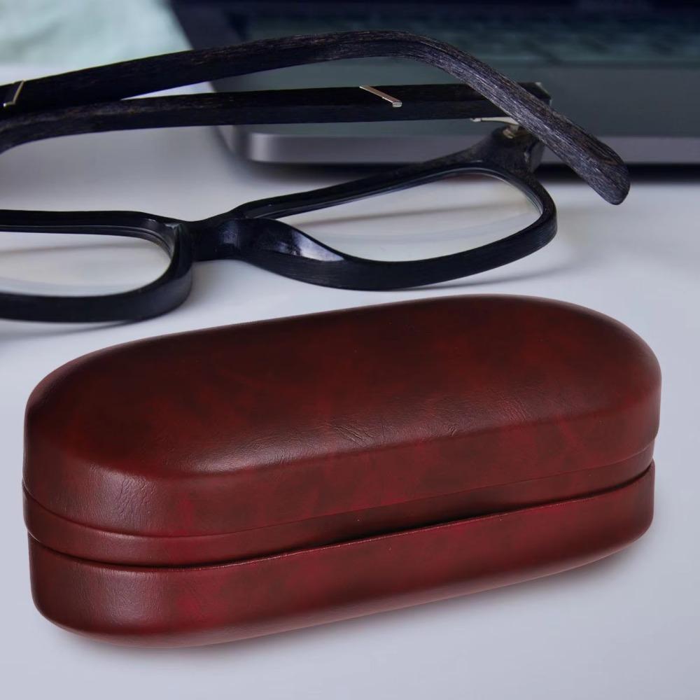 Luxury Dual Layered Eyewear Box Built-in Mirror Eyewear Protective Cases  Business Travel