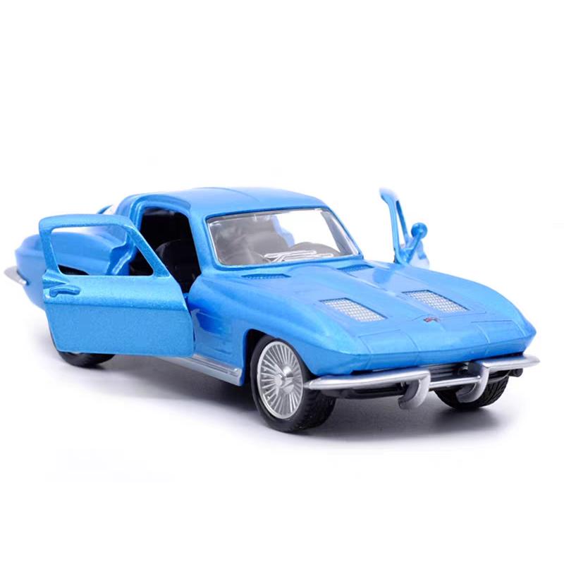 Chevrolet Corvette C2 1963 Retro Clasic Supercar Simulare Diecast & Vehicul Jucărie RMZ city 1:36 Model de Mașină din Aliaj Cadouri Pentru Copii