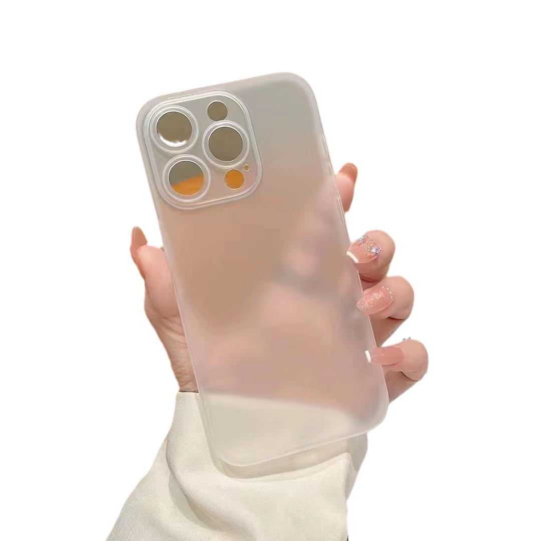 

Ультратонкий чехол из полипропилена, подходящий для iPhone14, чехол для мобильного телефона Apple 15 Promax, матовый жесткий чехол Plus, прозрачный защитный чехол Apple 7/8 Universal