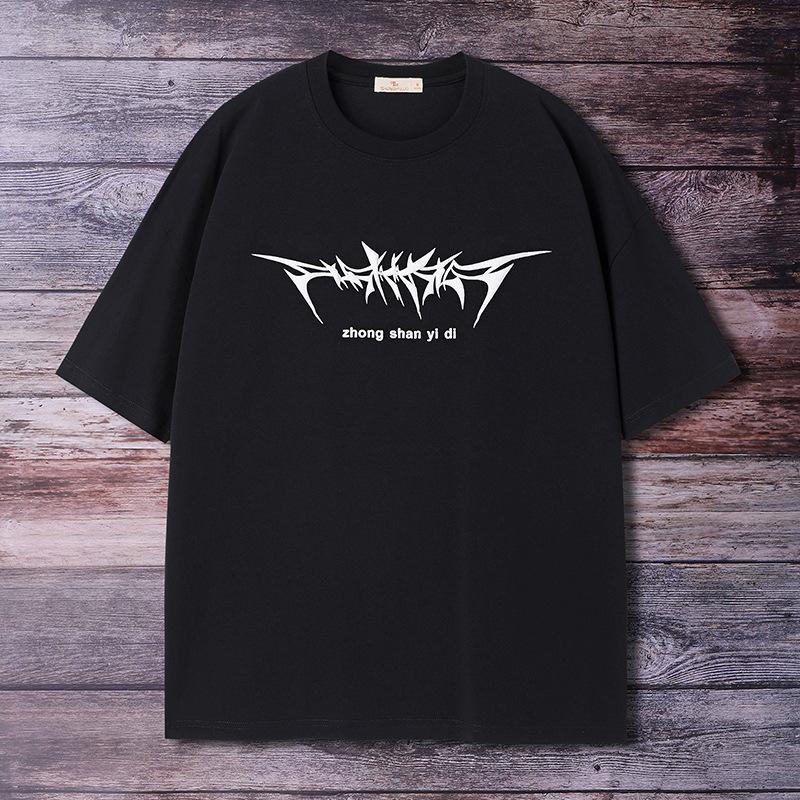 

Модная брендовая мужская футболка из пенопласта, новая летняя модная простая универсальная свободная мужская рубашка с короткими рукавами и круглым вырезом 5XL