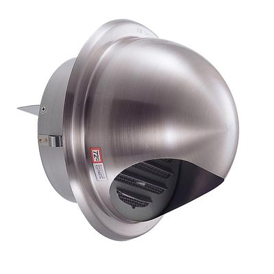 JAPPY Ventilation Grille Exterior with Round for Natural Intake and Exhaust (for Walls, Hood) UK-GSN100SDJ-MA