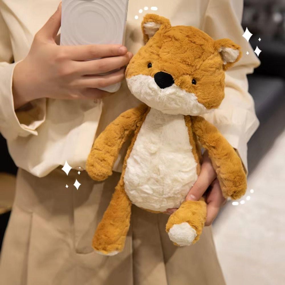 PP Cotton Monkey Plush Doll Grey Cat Animal Cat Plush Doll Panda Plush Toy  Children Girl