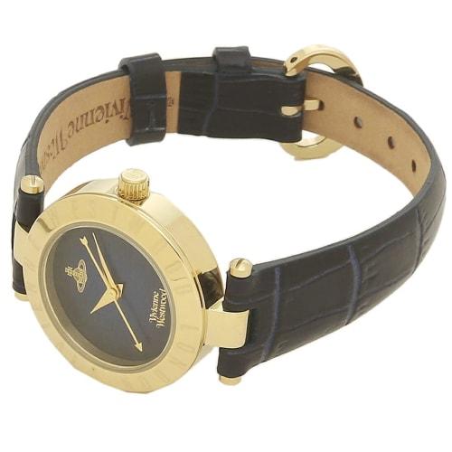 Vivienne Westwood Women's Watch, 29mm, Quartz, Navy/Black, Leather, VV092NVNV