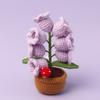 Versatiles Home Accent Crochet Valley Potted Plant LED Night Lights Suitable for Living Room or Stable