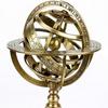 Nauticl Antique Vintage Zodiac Armillary Brass Sphere Globe Display de madeira |