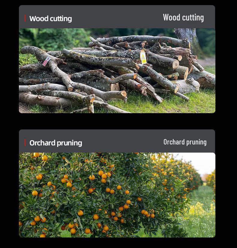 Bei Xu Electric Pruning Shears Set: Brushless Lithium Battery Saw for Garden and Fruit Tree Pruning