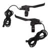 Ongwan Electric Bicycle Brake Lever Set (Left and Right), Aluminum, Waterproof, Brake Handle Grips, 22mm Handlebar, Black