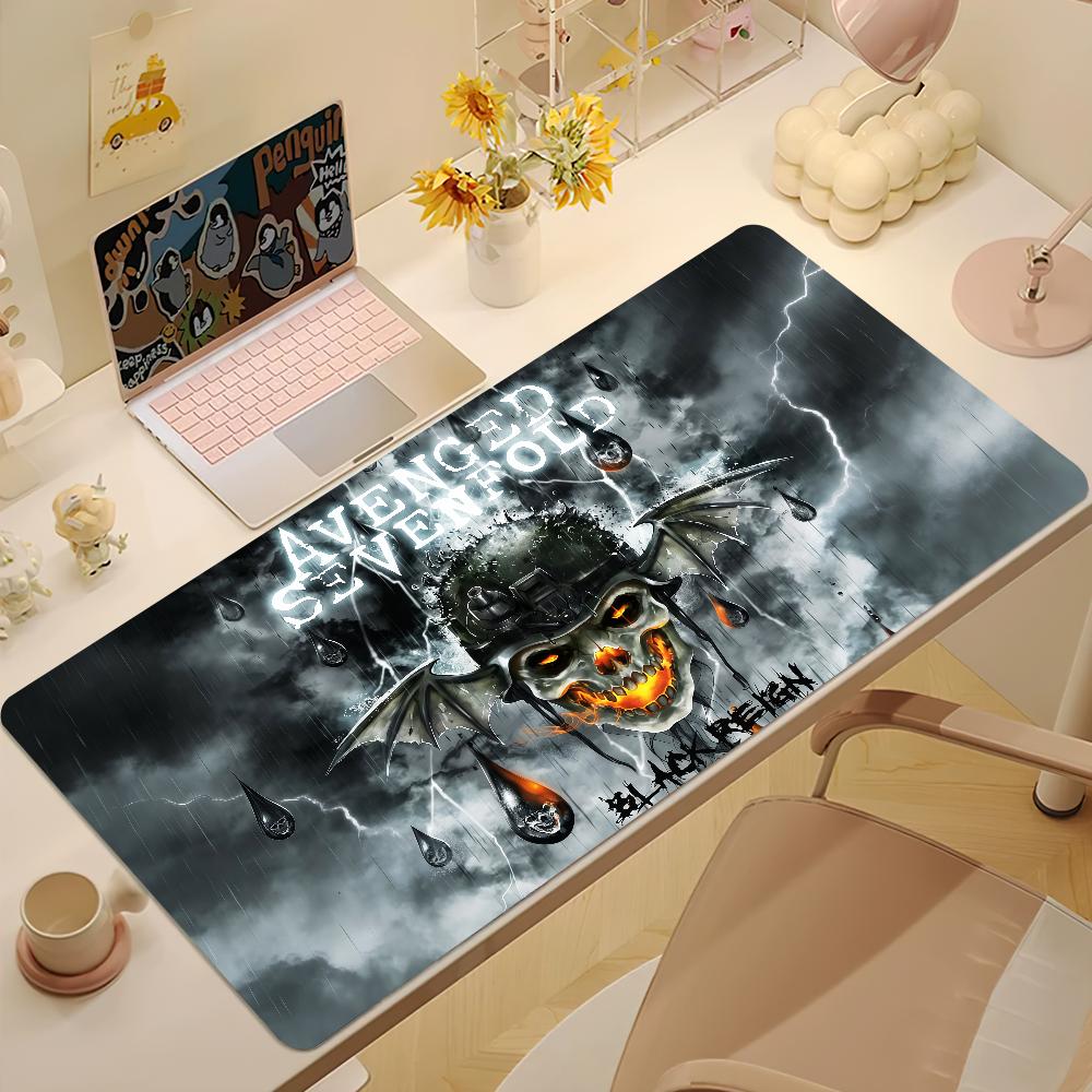Singer Avenged Sevenfold Band Mouse Pad Large NonSlip Lockedge Desktop Computer Desk Mat Keyboard Mousepad Office Gamer Student