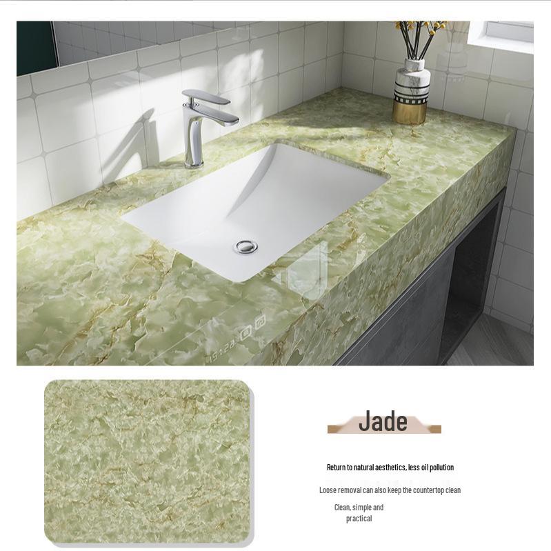 Oil-Proof, High-Temperature Resistant, Self-Adhesive Kitchen Wall Stickers - Waterproof, Moisture-Proof, and Thickened Wallpaper for Home Decoration
