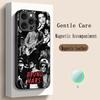 Bru-no Cool Singer Fashion Design Phone Case For iPhone 17 16 15 14 13 12 Plus Pro Max High-end Luxury Magsafe Sheepskin
