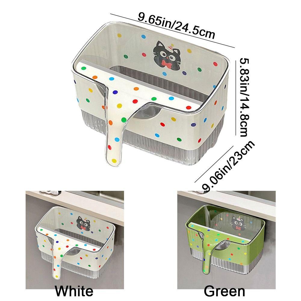 Space Saving Cabinet Door Compost Bin Cartoon Food Waste Bin Kitchen Wastebasket  Camping